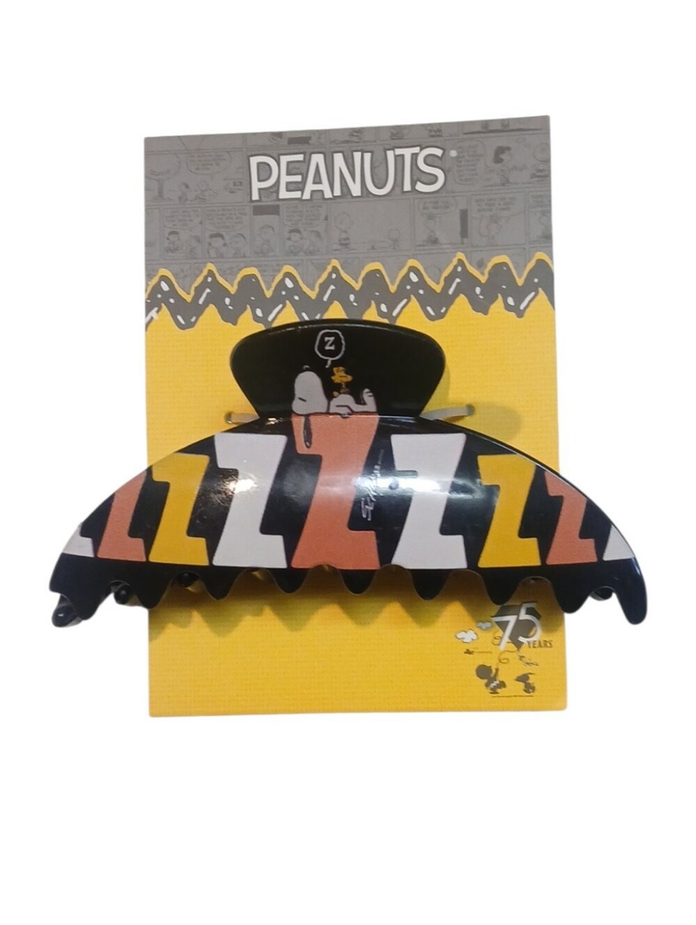 Peanuts- New In Package Snoopy Hair Clip - Black, Yellow, Orange. Age 12 + - Picture 8 of 8